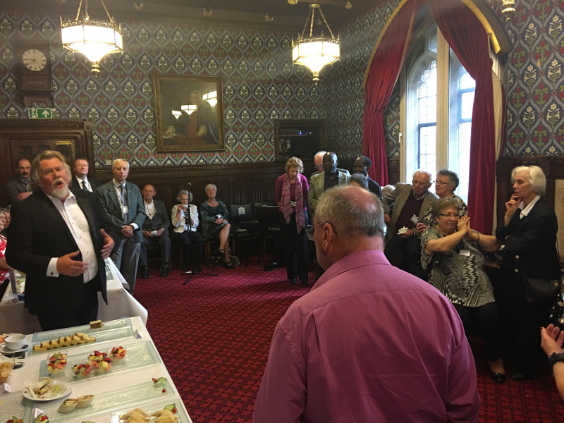 Geoffrey Horton, baritone singing an aria Geoffrey Horton, baritone singing an aria