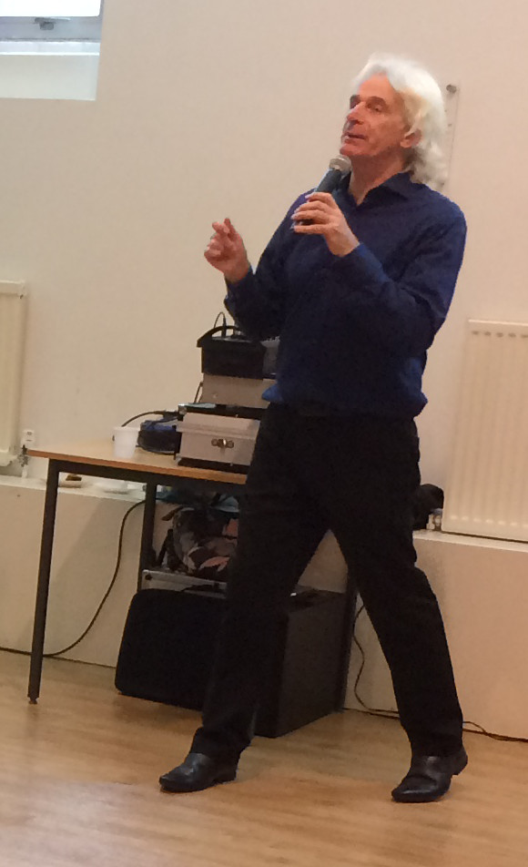 James Le Bec entertains at Dementia Club UK