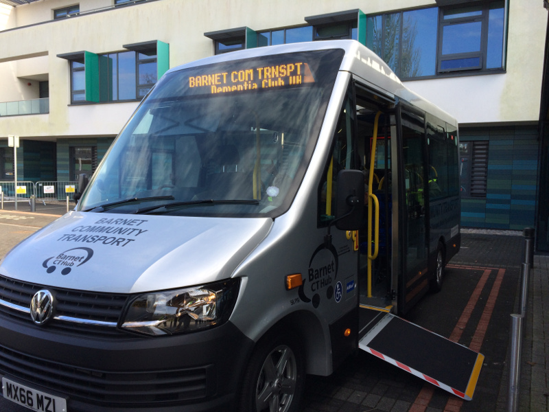One of the latest buses from Barnet Community Transport One of the latest buses from Barnet Community Transport
