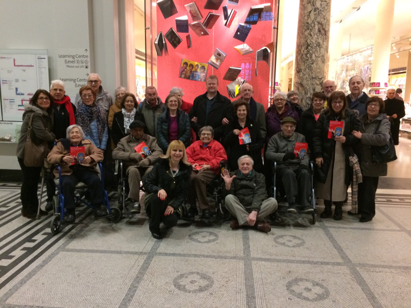 Dementia Club UK members at the V & A to see the Revolution Exhibition Dementia Club UK members at the V & A to see the Revolution Exhibition