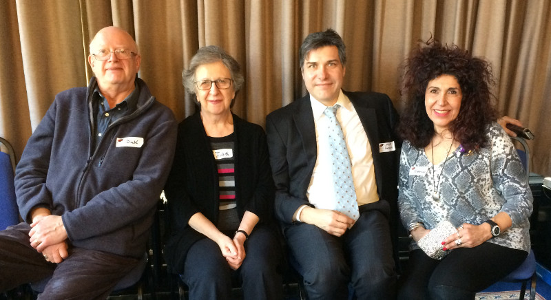 Rotary members, Dick, Judith, Martin the current President and Valerie past President Rotary members, Dick, Judith, Martin the current President and Valerie past President