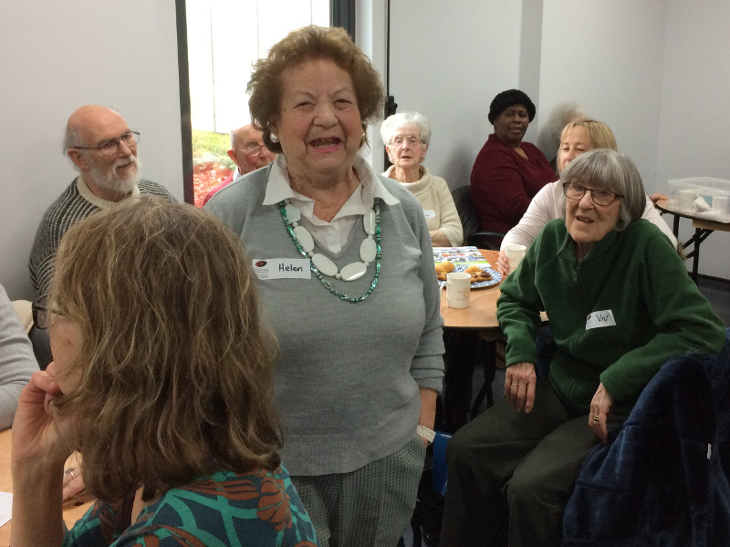 New member Helen recites her favourite poem