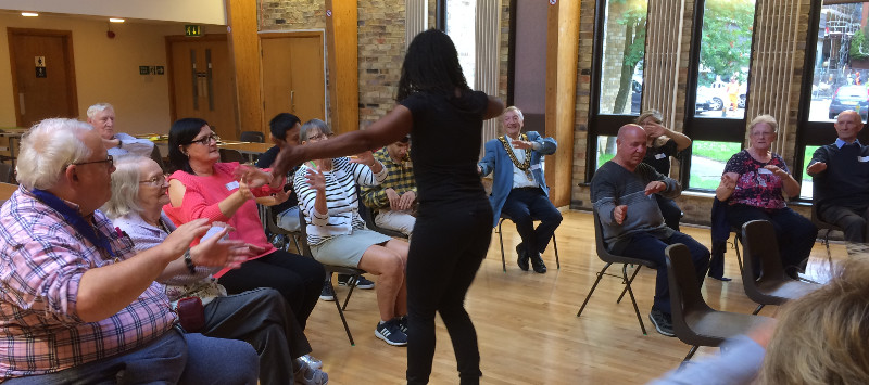 Chair exercises with Sarah Chair exercises with Sarah