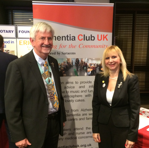 Rotary District Governor Mike Hodge with Lisa Rotary District Governor Mike Hodge with Lisa