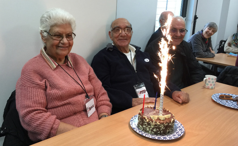 Dawn and Peter celebrating their birthdays