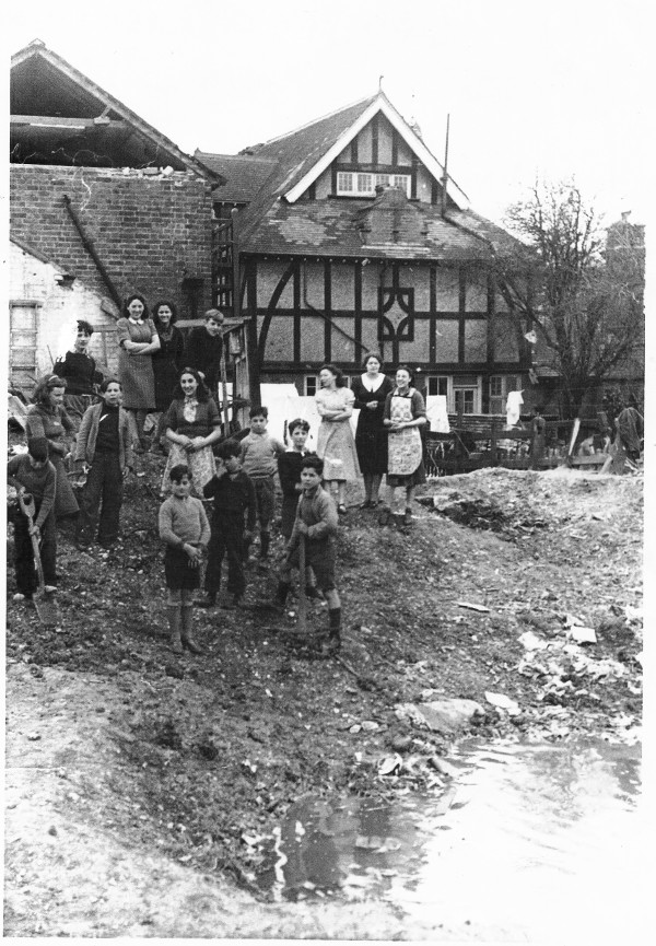 Bomb at Arkley Lodge Bomb at Arkley Lodge