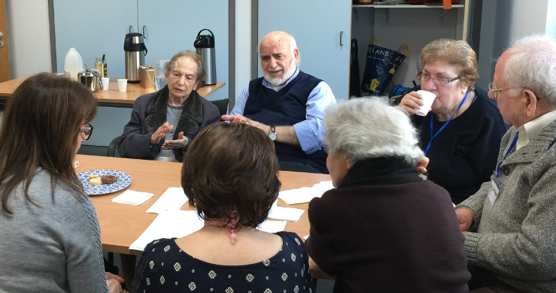 Tasoulla leading the singing and clapping Tasoulla leading the singing and clapping