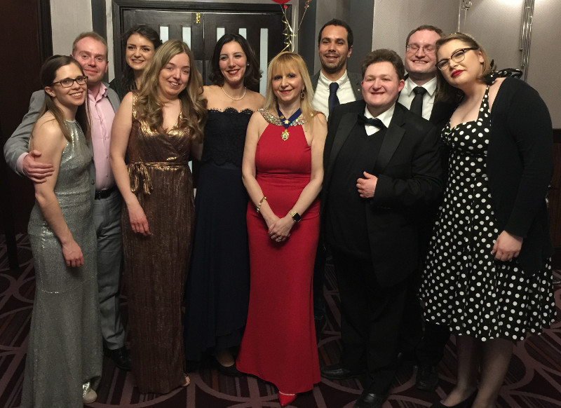 The organisers of the Rotaract 40th Aniversary Gala with Lisa The organisers of the Rotaract 40th Aniversary Gala with Lisa