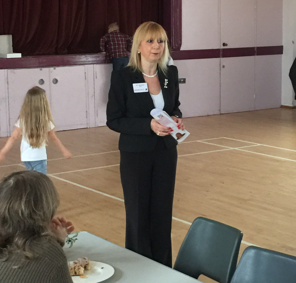 Lisa talking about the launch of the new 7th dementia club at The Baden-Powell Centre starting on Wednesday 21st March Lisa talking about the launch of the new 7th dementia club at The Baden-Powell Centre starting on Wednesday 21st March