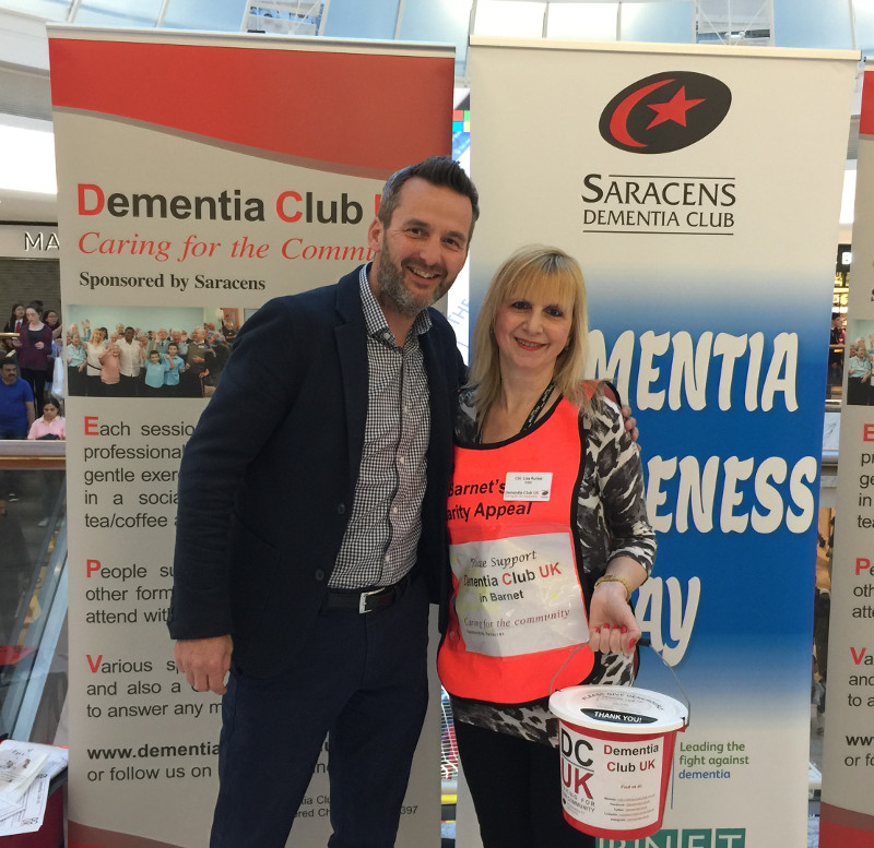 Lisa and Gordon Banks from Saracens Lisa and Gordon Banks from Saracens