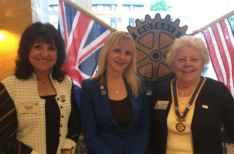 Lisa with Past District Governor Helen & President Mollie Lisa with Past District Governor Helen & President Mollie