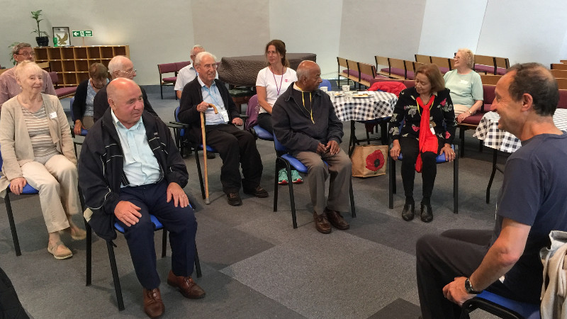 Chair yoga with Richard Chair yoga with Richard