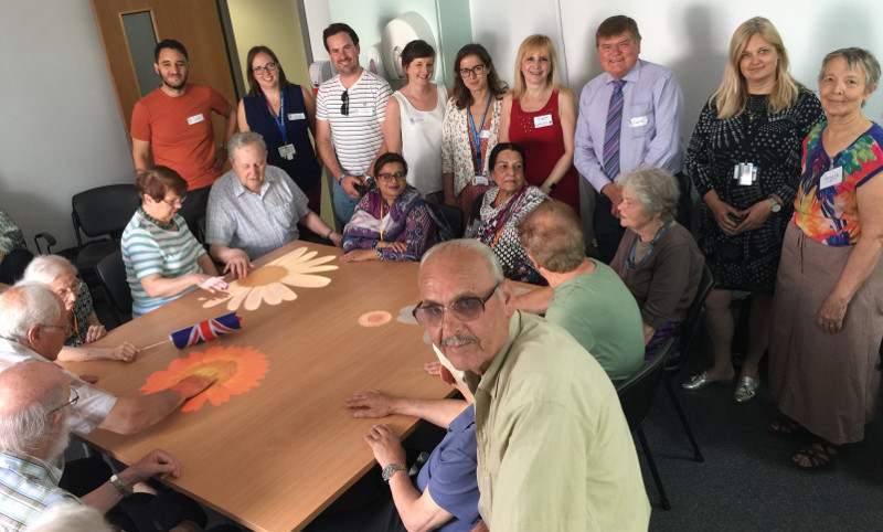 All the visitors today with our regular members All the visitors today with our regular members