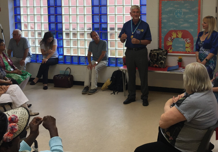 Mike Hodge, Rotary District Governor 2018 – 2019 also said a few words about the Rotary and how the Rotary Clubs have done well in setting up dementia clubs. Mike Hodge, Rotary District Governor 2018 – 2019 also said a few words about the Rotary and how the Rotary Clubs have done well in setting up dementia clubs.