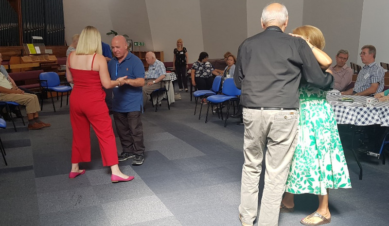 Clare singing her usual popular songs and all members had a lot of fun by singing and dancing Clare singing her usual popular songs and all members had a lot of fun by singing and dancing