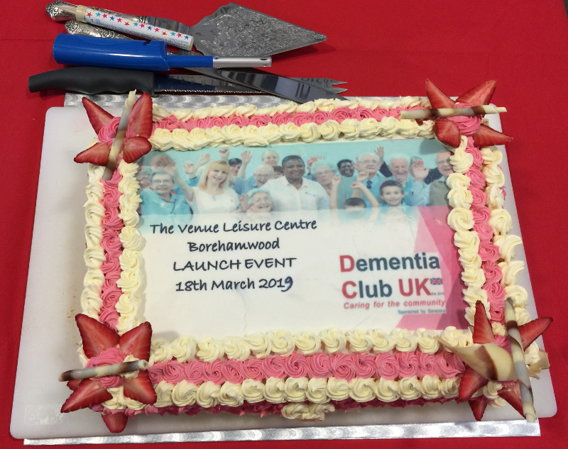 Launch cake donated and made by head chef Juliana at Calton Court Care Home in Barnet Launch cake donated and made by head chef Juliana at Calton Court Care Home in Barnet