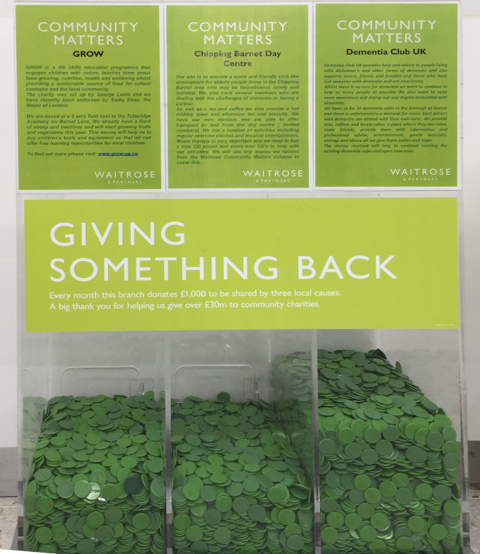 Waitrose Community Matters – 31st August 2019
