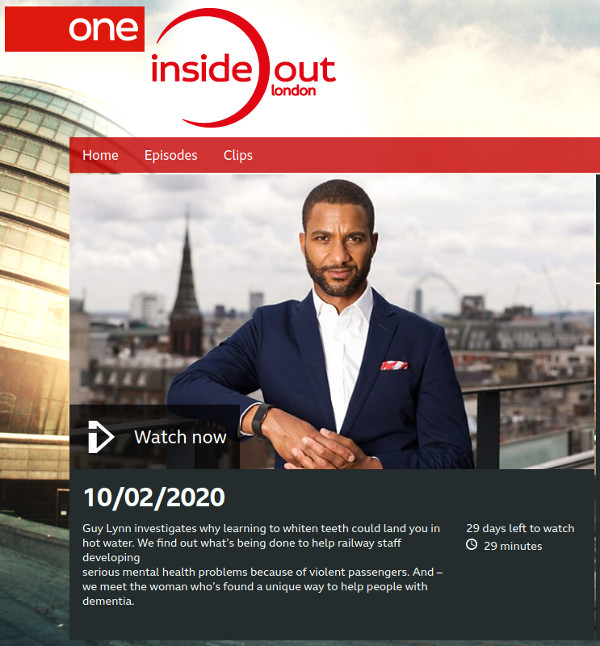 BBC Inside Out London – film on Dementia Club UK