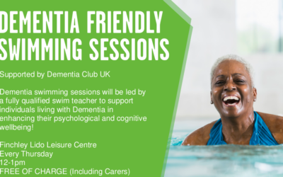 Dementia Friendly Swimming launch event – 15th September