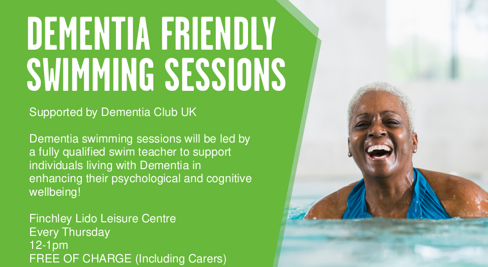 Dementia Friendly Swimming launch event – 15th September